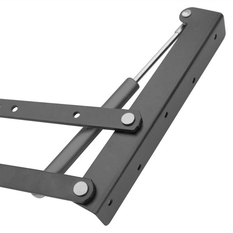 Boshen Lift up Top Modern Coffee Table Desk Mechanism Hardware Fitting Convertible Furniture Hinge Spring Stand Rack Bracket 240mm/9.45 Inch (Air-Operated) - Image 4